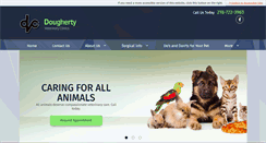 Desktop Screenshot of doughertyveterinary.com